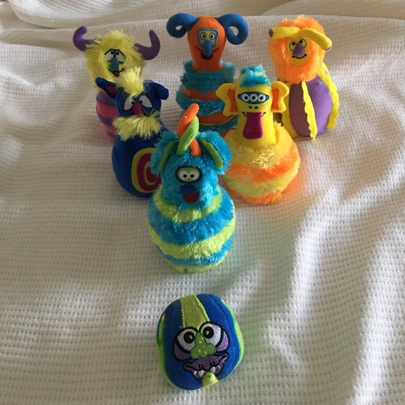 Melissa & Doug Fuzzy Monster Bowling Set - Picture 3 of 4